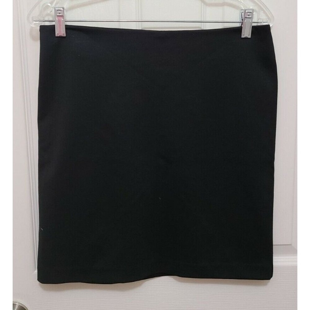 NEW New York & Company Women's Short Straight Stretch Pencil Skirt Black Size 6